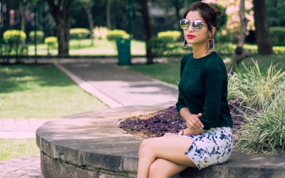 Welcoming Fall In A Knit Crop Top