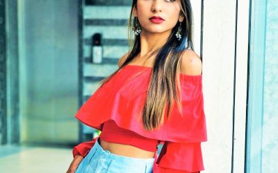 Red Romance with Chambray Culottes